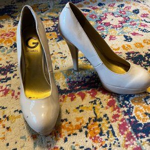 Guess Nude Patent Leather Pumps